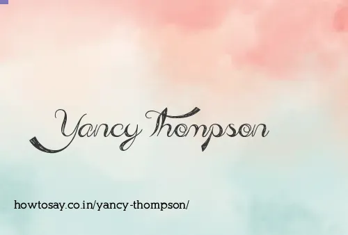 Yancy Thompson