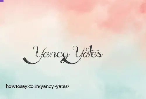 Yancy Yates