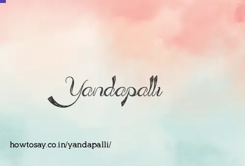 Yandapalli