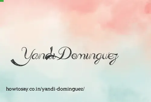 Yandi Dominguez