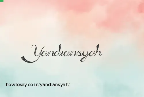 Yandiansyah