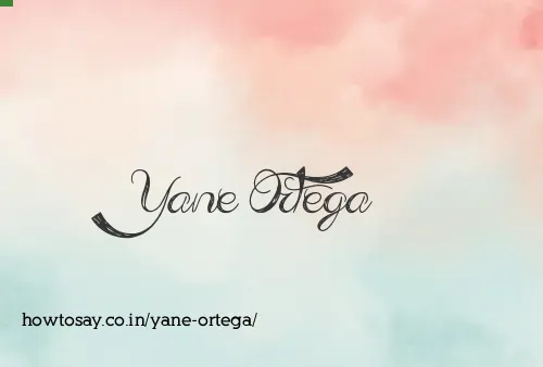 Yane Ortega