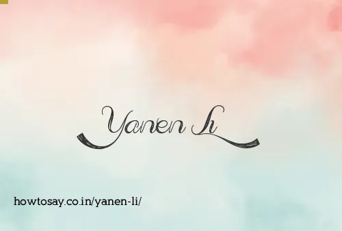 Yanen Li