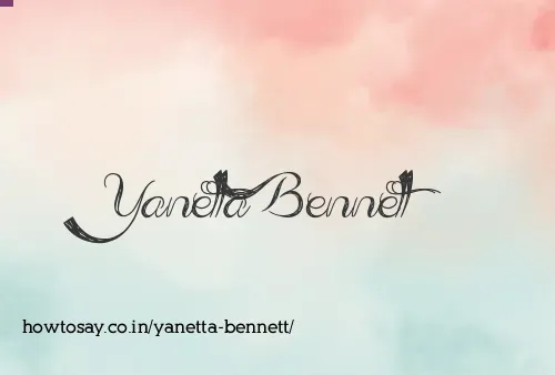 Yanetta Bennett