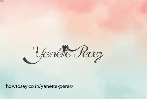 Yanette Perez