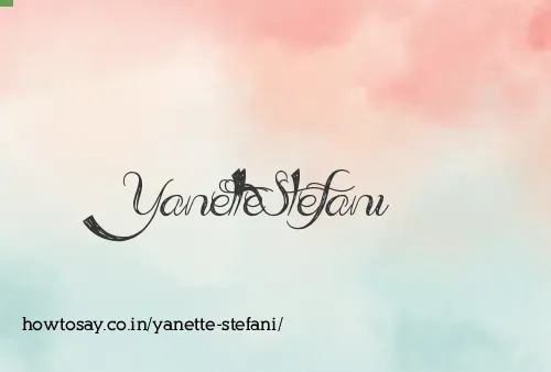 Yanette Stefani