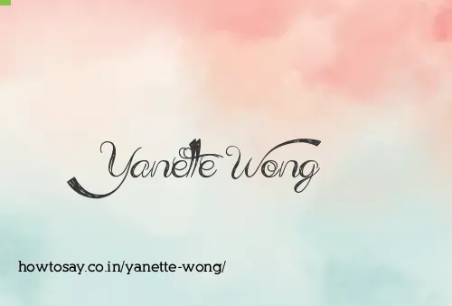 Yanette Wong