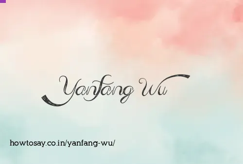 Yanfang Wu