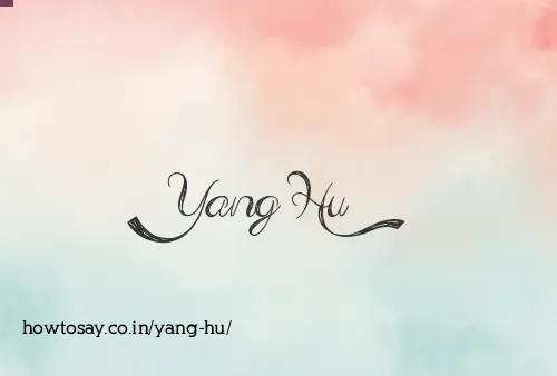 Yang Hu