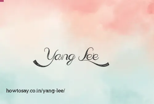 Yang Lee