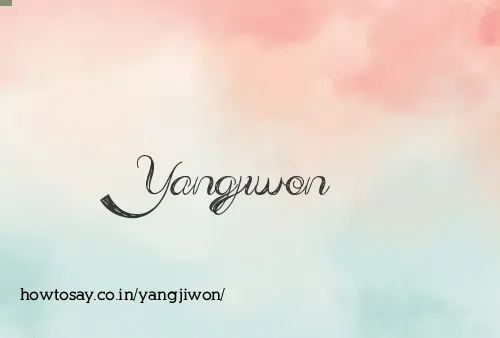 Yangjiwon