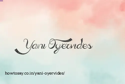 Yani Oyervides