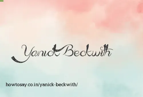 Yanick Beckwith