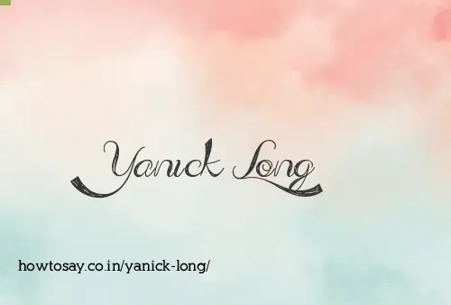 Yanick Long