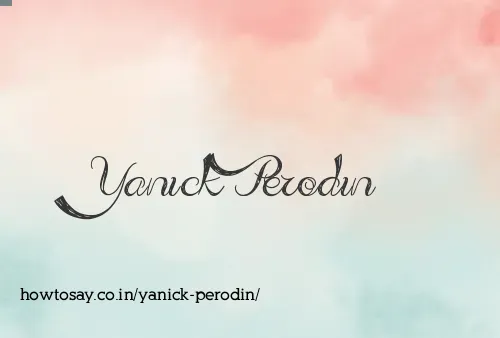 Yanick Perodin