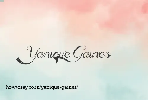Yanique Gaines