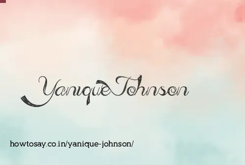 Yanique Johnson