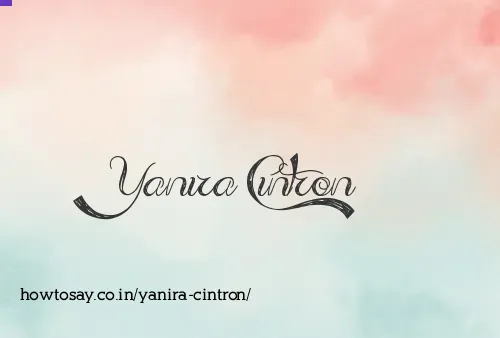 Yanira Cintron