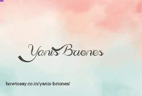 Yanis Briones