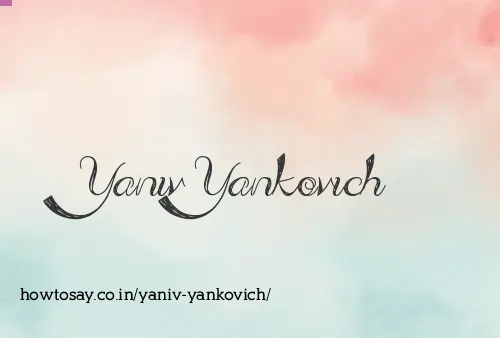 Yaniv Yankovich