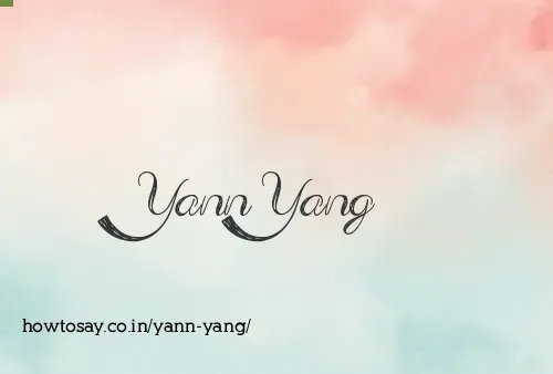 Yann Yang