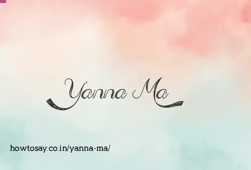 Yanna Ma