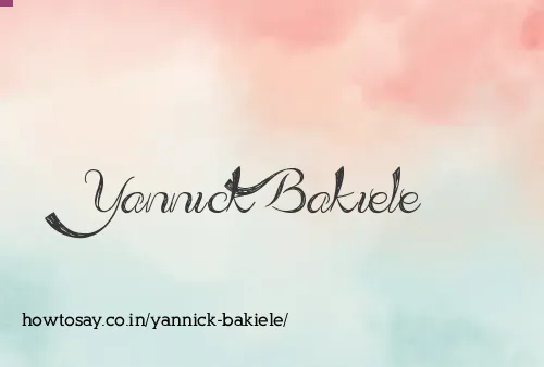 Yannick Bakiele
