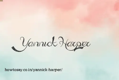 Yannick Harper