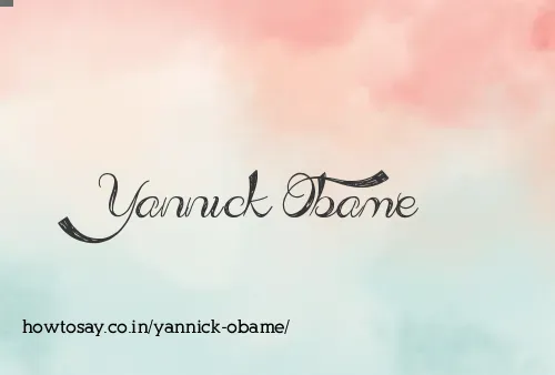 Yannick Obame