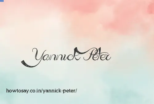 Yannick Peter
