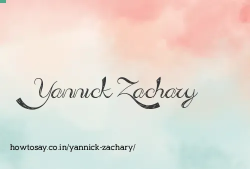 Yannick Zachary