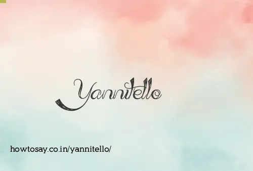 Yannitello