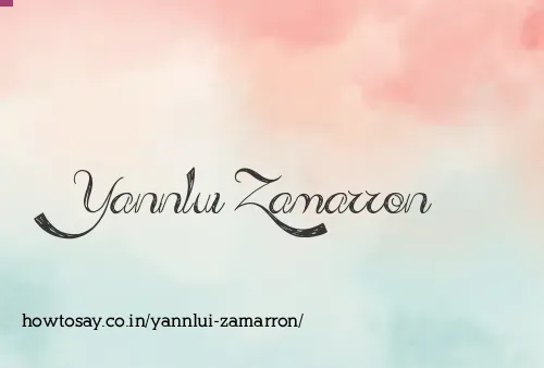Yannlui Zamarron