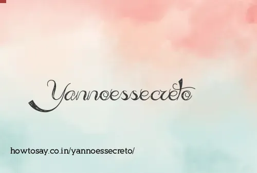 Yannoessecreto