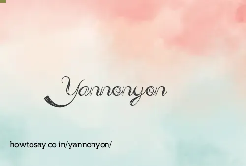 Yannonyon
