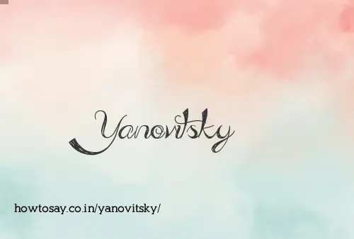 Yanovitsky