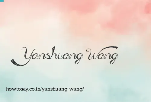 Yanshuang Wang