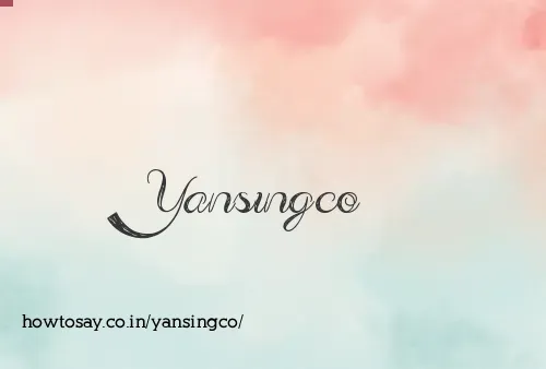 Yansingco