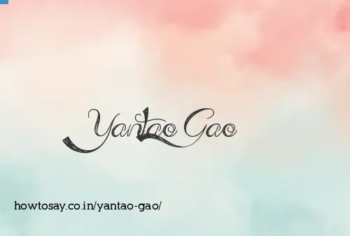 Yantao Gao