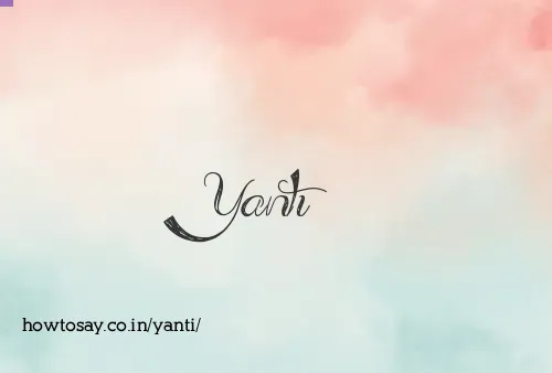 Yanti