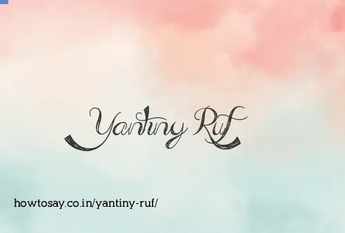 Yantiny Ruf