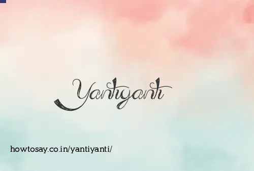 Yantiyanti