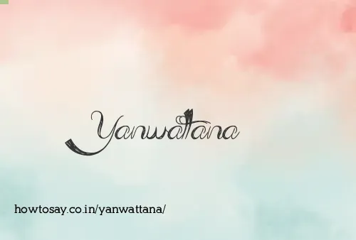 Yanwattana