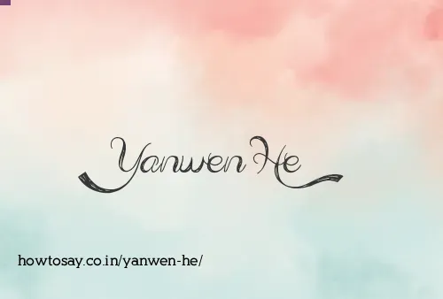 Yanwen He