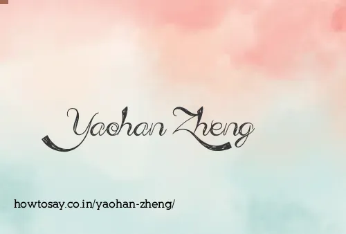Yaohan Zheng