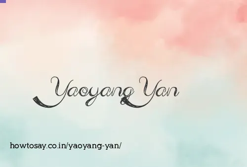 Yaoyang Yan