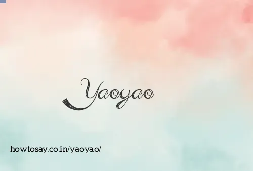 Yaoyao