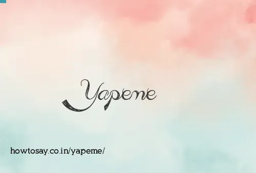 Yapeme