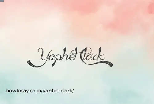 Yaphet Clark