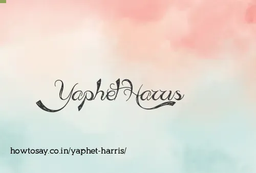 Yaphet Harris